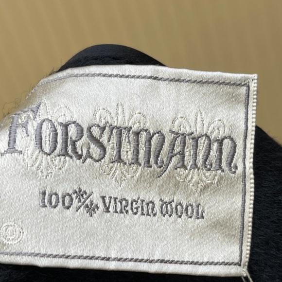 I Magnin Black Vintage Wool Coat Long Swing Jacket 1960s - Picture 7 of 9